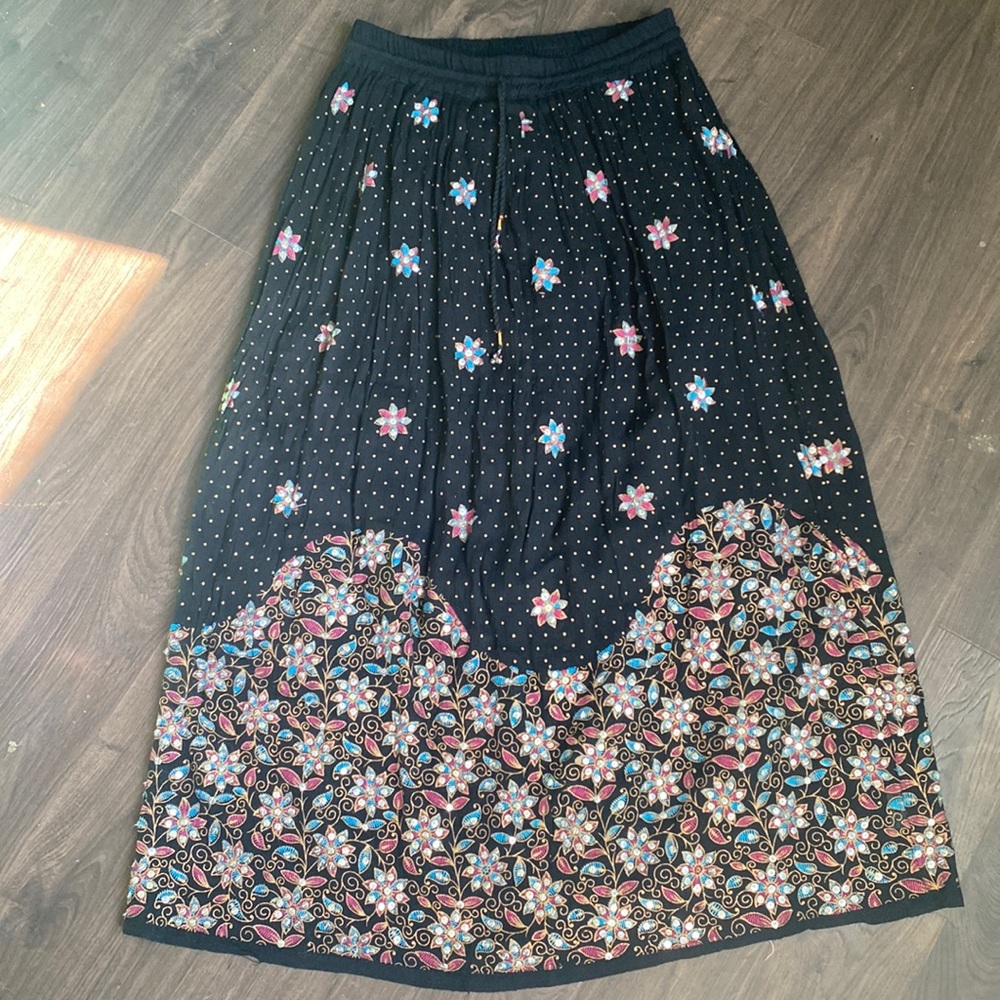 Earthbound Trading Co. Sequin Maxi Skirt